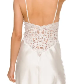 Nuisette En Satin Et Dentelle Sonia Crème -Calida Soldes nuisette en satin et dentelle sonia creme 2