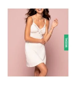 Nuisette Modal Stricto Sensuelle NACRE -Calida Soldes nuisette modal stricto sensuelle nacre 4
