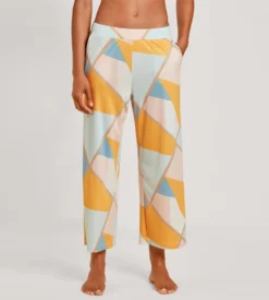 Calida Pantalon 7/8 Pour Femme 100% Nature Dreams Amber Yellow