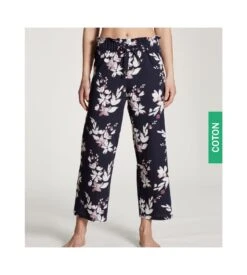 Calida Pantalon Corsaire Favourites Dreams DARK LAPIS BLUE -Calida Soldes pantalon corsaire favourites dreams 339 dark lapis blue 4