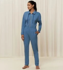 Triumph Pantalon D'intérieur Thermique Blue Combination THERMAL 9 Triumph Pantalon D'intérieur Thermique Blue Combination THERMAL -Calida Soldes pantalon d interieur thermique 0032 blue combination 3