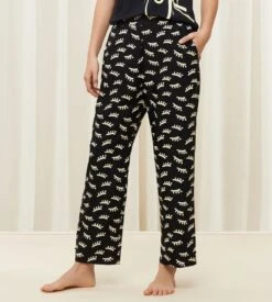 Triumph Pantalon Décontracté Mywear White-Dark Combinaison -Calida Soldes pantalon decontracte mywear m016 white dark combinaison 3