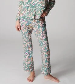 Simone Perele Pantalon En Viscose SONGE Imprimé Récif -Calida Soldes pantalon en viscose songe imprime recif 152 2