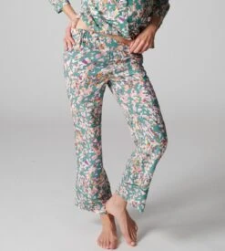 Simone Perele Pantalon En Viscose SONGE Imprimé Récif -Calida Soldes pantalon en viscose songe imprime recif 152 5