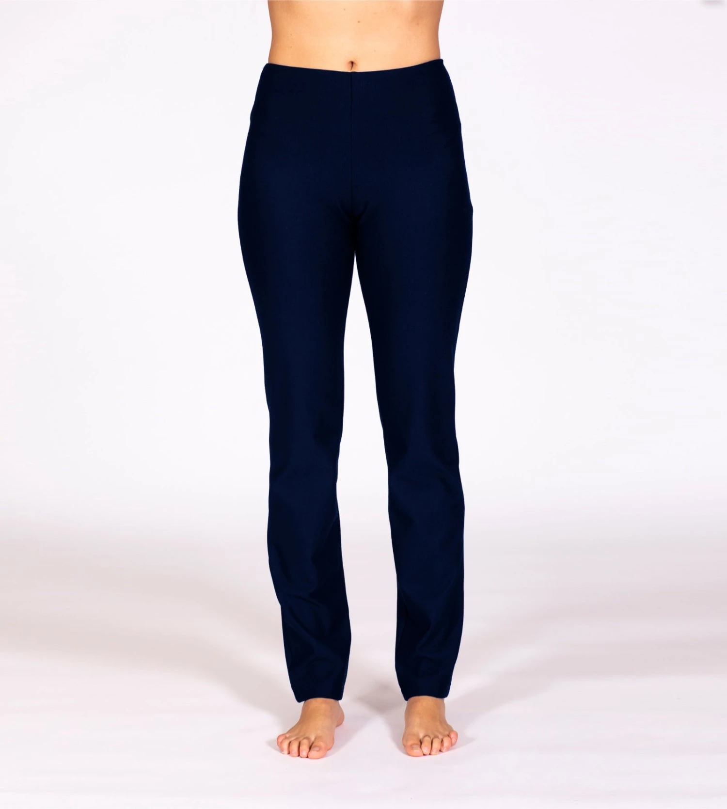 Pantalon Uni Pour Femme Bleu Nuit 3 Pantalon Uni Pour Femme Bleu Nuit – Image 3