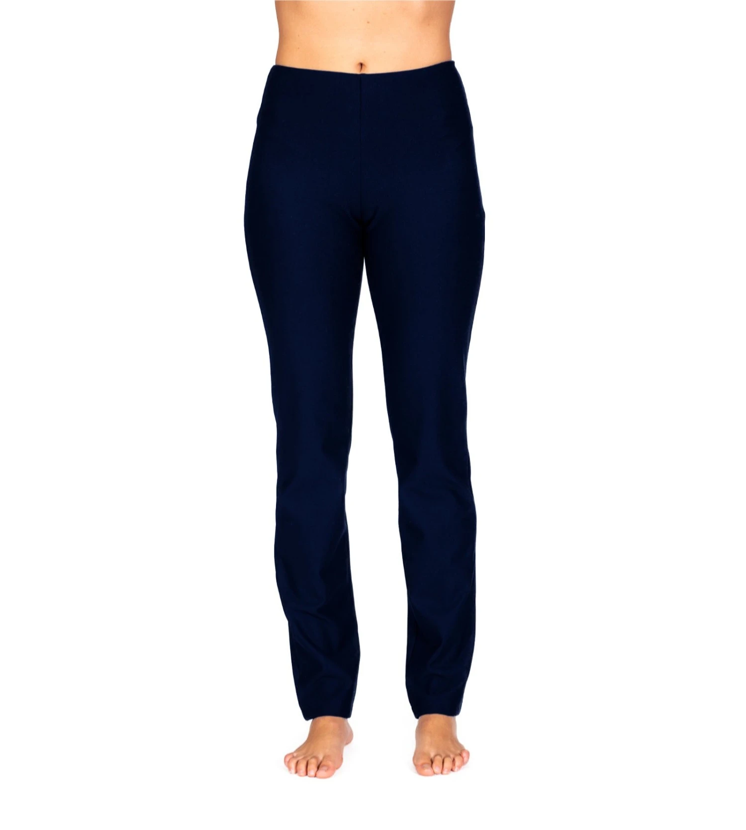 Pantalon Uni Pour Femme Bleu Nuit 1 Pantalon Uni Pour Femme Bleu Nuit