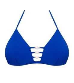 Haut De Maillot Triangle Push-up Perles Nacrées Capri Perle