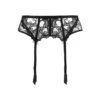 Porte-jarretelles Dressing Floral NOIR