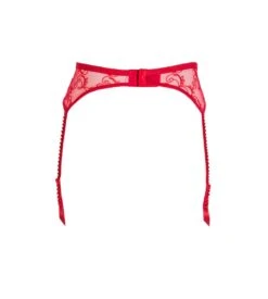 Porte-jarretelles Dressing Floral ROUGE -Calida Soldes porte jarretelles dressing floral rouge 2