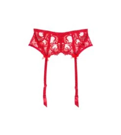Porte-jarretelles Dressing Floral ROUGE