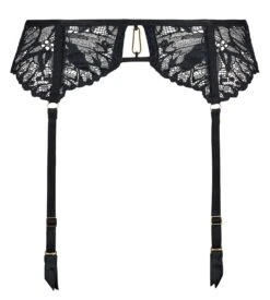 Aubade Porte-jarretelles Flowermania NOIR