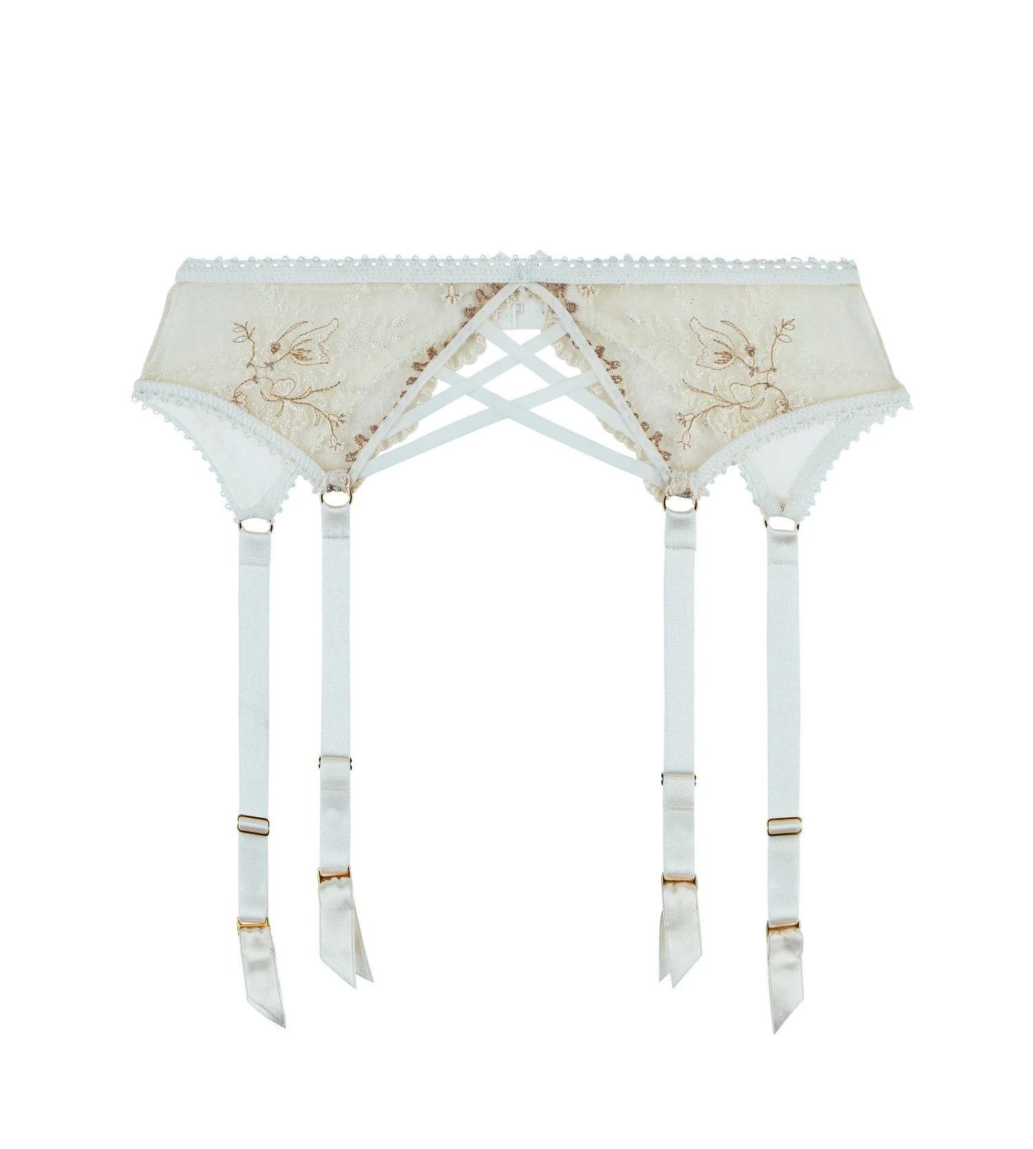 Aubade Porte Jarretelles Trésor Infini White Wind 1 Aubade Porte Jarretelles Trésor Infini White Wind