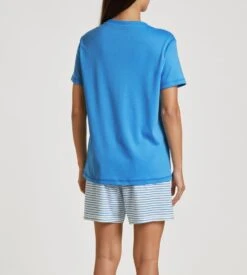 Calida Pyjama Court Pour Femme 474 Azurit Blue -Calida Soldes pyjama court pour femme 474 azurit blue 2