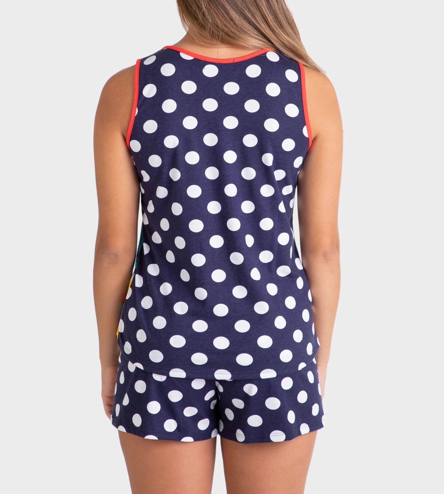 Pyjama Court Pour Femme Bleu Marin 3 Pyjama Court Pour Femme Bleu Marin – Image 3