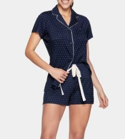 Eden Park Pyjama D'été élégant En Modal Marine