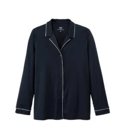 Calida Pyjama Femme à Boutons Night Lovers DARK LAPIS BLUE -Calida Soldes pyjama femme a boutons night lovers 339 dark lapis blue 2