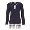Pyjama Femme Tartan écossais Dark Navy