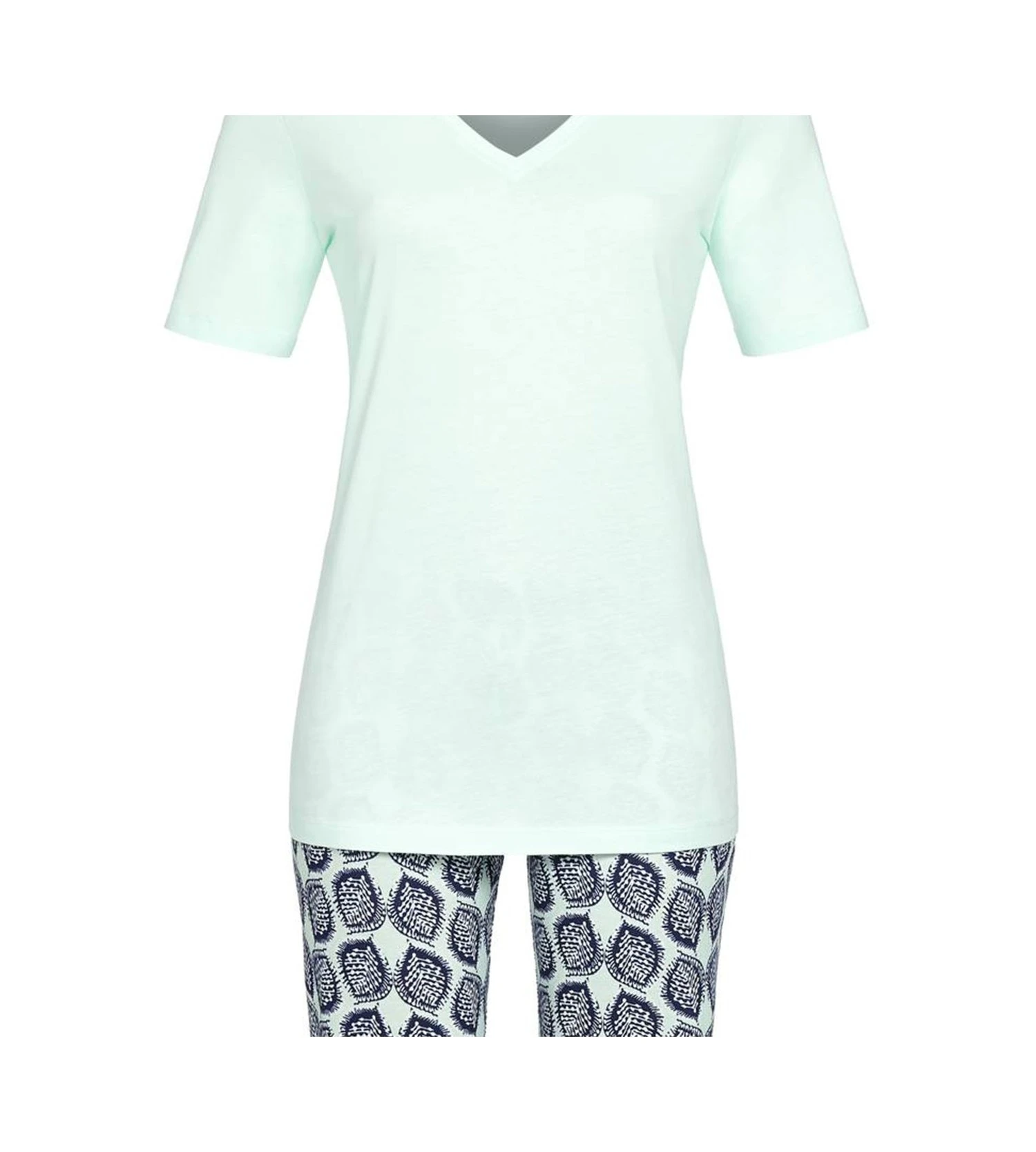 Pyjama Pantalon 7/8 Icegreen 2 Pyjama Pantalon 7/8 Icegreen – Image 2