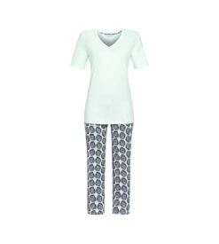 Pyjama Pantalon 7/8 Icegreen