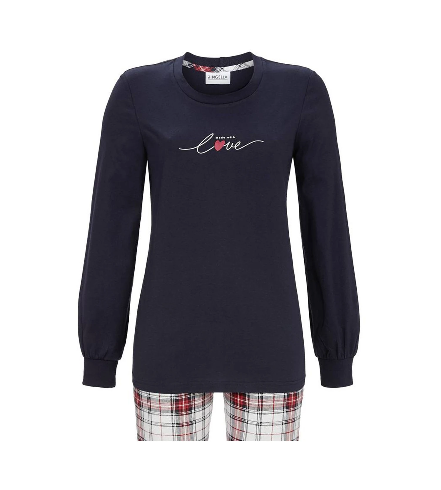 Pyjama Resserré Imprimé écossais Dark Navy 1 Pyjama Resserré Imprimé écossais Dark Navy