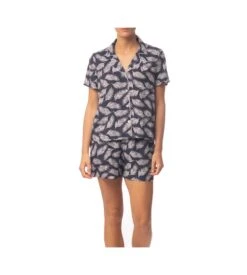 Pyjama Short Et Chemisier Imprimé BLEU 7 Pyjama Short Et Chemisier Imprimé BLEU -Calida Soldes pyjama short et chemisier imprime 39 bleu 3