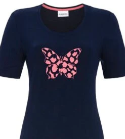 Pyjashort Imprimé Papillon Night 6 Pyjashort Imprimé Papillon Night -Calida Soldes pyjashort imprime papillon 286 night 2