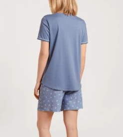 Calida Pyjashort Pour Femme Provence Blue 5 Calida Pyjashort Pour Femme Provence Blue -Calida Soldes pyjashort pour femme 371 provence blue 2