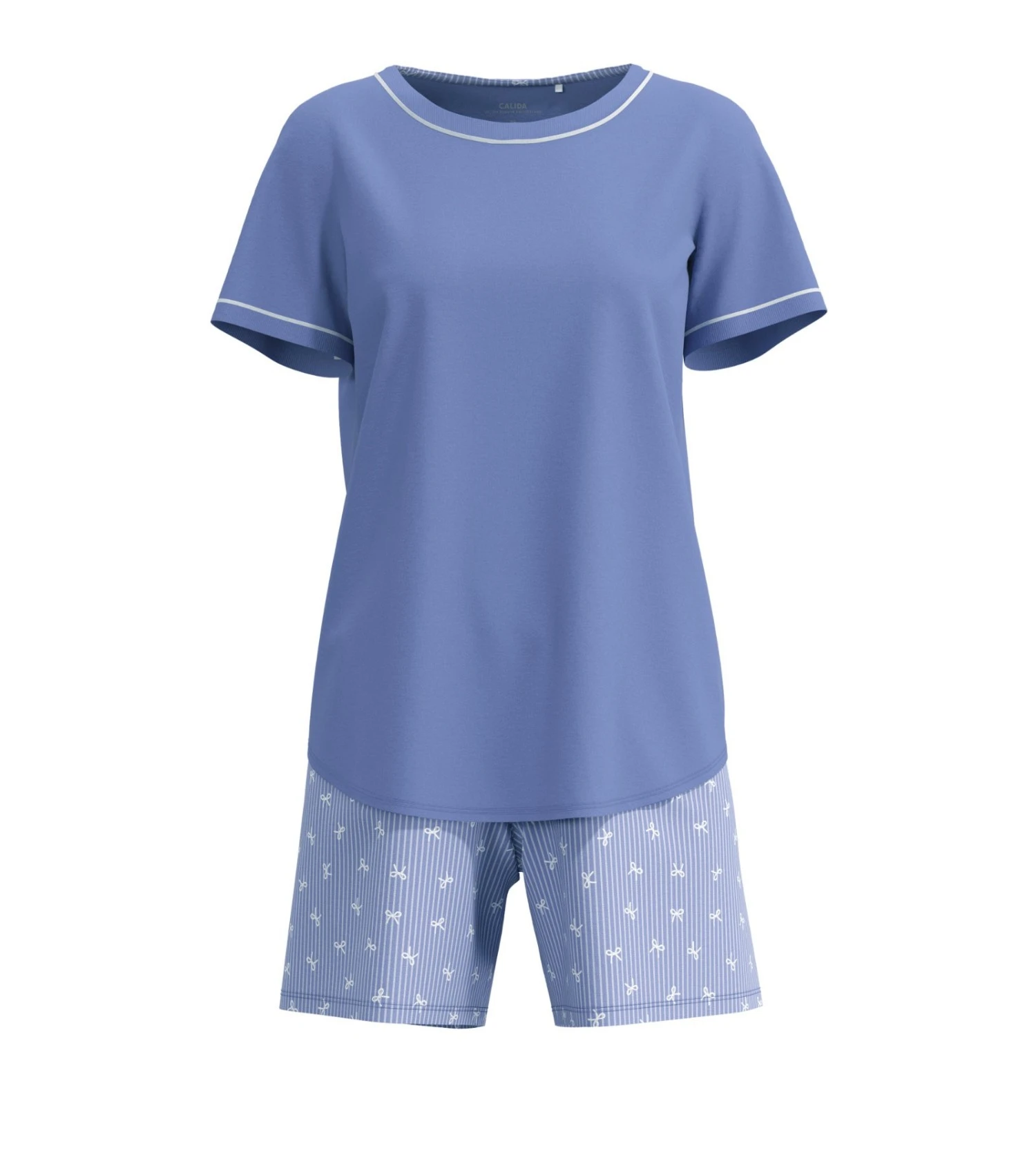 Calida Pyjashort Pour Femme Provence Blue 1 Calida Pyjashort Pour Femme Provence Blue