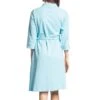 Robe De Chambre Manches 3/4 BLEU