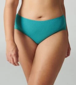 Simone Perele Shorty à Fines Côtes Eugenie Bleu Saline -Calida Soldes shorty a fines cotes eugenie bleu saline 515 3