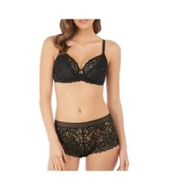 Wacoal Shorty En Dentelle Raffine NOIR 7 Wacoal Shorty En Dentelle Raffine NOIR -Calida Soldes shorty en dentelle raffine noir 3