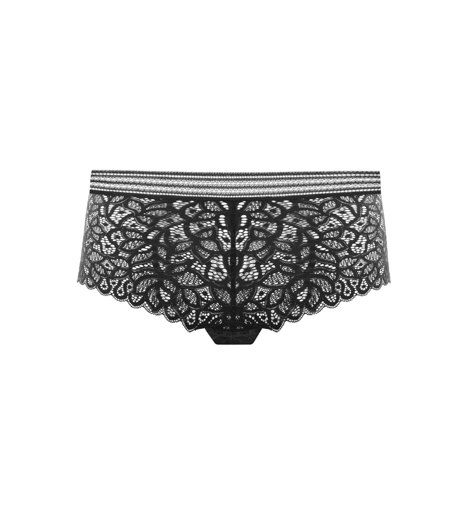 Wacoal Shorty En Dentelle Raffine NOIR 1 Wacoal Shorty En Dentelle Raffine NOIR