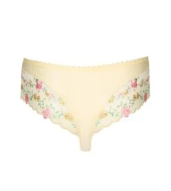 PRIMA DONNA Shorty String Brodé Sedaine French Vanilla -Calida Soldes shorty string brode sedaine french vanilla 3
