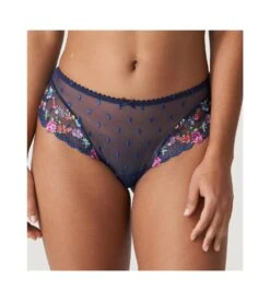 PRIMA DONNA Shorty String Brodé Sedaine Water Blue -Calida Soldes shorty string brode sedaine water blue 3