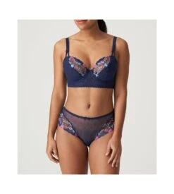 PRIMA DONNA Shorty String Brodé Sedaine Water Blue -Calida Soldes shorty string brode sedaine water blue 5