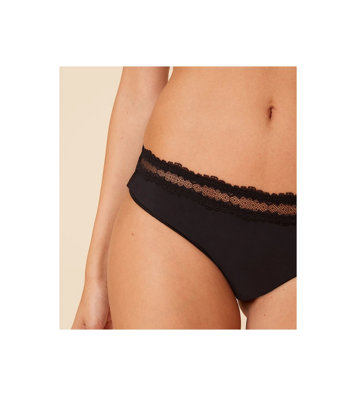 Simone Perele Slip Brésilien Confiance NOIR 2 Simone Perele Slip Brésilien Confiance NOIR – Image 2