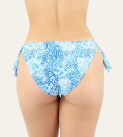 Slip De Bain à Nouer Liscia BLEU TURQUOISE 10 7 Slip De Bain à Nouer Liscia BLEU TURQUOISE 10 -Calida Soldes slip de bain a nouer liscia bleu turquoise 10 2