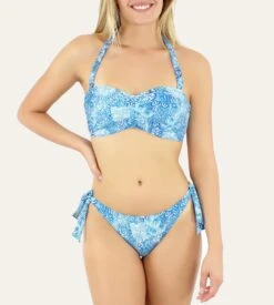 Slip De Bain à Nouer Liscia BLEU TURQUOISE 10 8 Slip De Bain à Nouer Liscia BLEU TURQUOISE 10 -Calida Soldes slip de bain a nouer liscia bleu turquoise 10 3