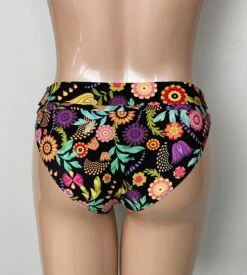 Slip De Bain à Revers Bouquet Radieux