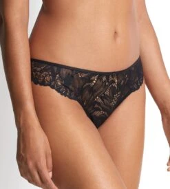 Aubade Slip Italien Flowermania NOIR -Calida Soldes slip italien flowermania noir 2