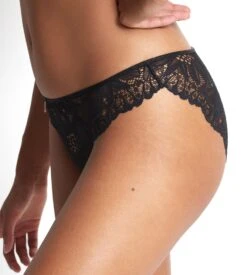 Aubade Slip Italien Flowermania NOIR -Calida Soldes slip italien flowermania noir 3