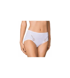Calida Slip Midi En Coton Feminin Sense BLANC