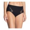Calida Slip Midi En Coton Feminin Sense NOIR