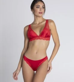 Slip Séduction Splendeur Soie ROUGE -Calida Soldes slip seduction splendeur soie rouge 6
