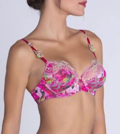 Soutien-gorge à Armatures Envolée De Fleurs Fuchsia 10 Soutien-gorge à Armatures Envolée De Fleurs Fuchsia -Calida Soldes soutien gorge a armatures envolee de fleurs fuchsia 2