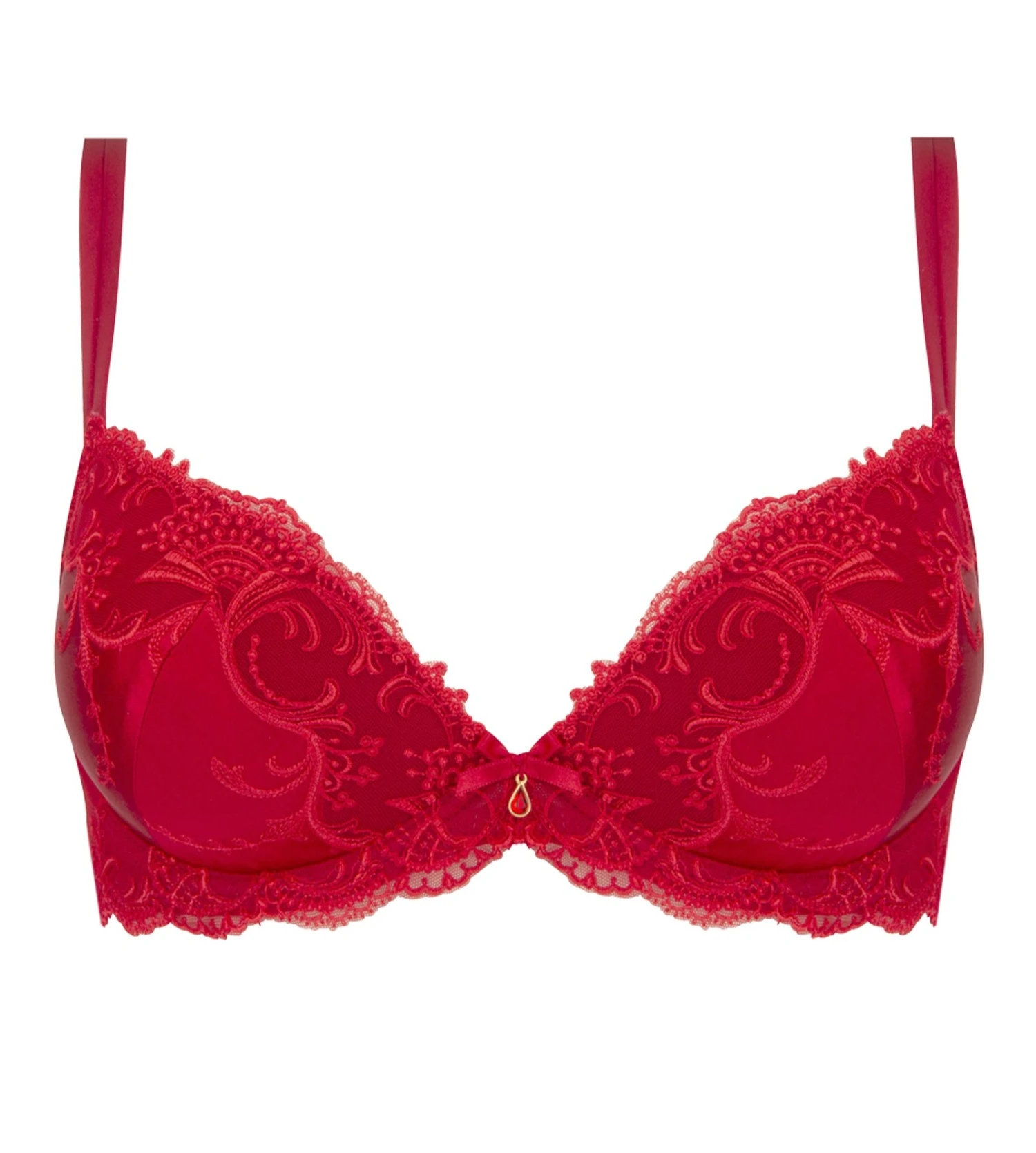 Soutien-gorge Coques Splendeur Soie Rouge 1 Soutien-gorge Coques Splendeur Soie Rouge