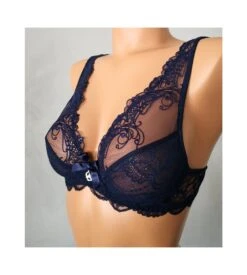 Soutien-gorge Triangle Glam Soir De Venise BLEU -Calida Soldes soutien gorge glam soir de venise bleu 4