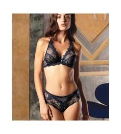 Soutien-gorge Triangle Glam Soir De Venise BLEU -Calida Soldes soutien gorge glam soir de venise bleu 7