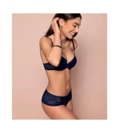 Produits populaires -Calida Soldes soutien gorge push up a b 5273 tressage marine 1
