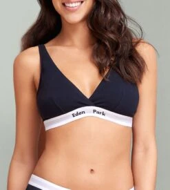 Eden Park Soutien-gorge Sans Armatures Triangle Sport Marine -Calida Soldes soutien gorge sans armatures triangle sport marine 3
